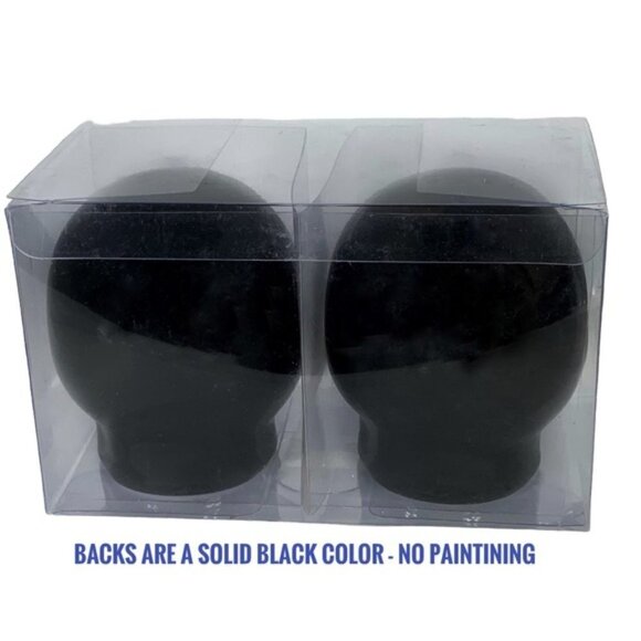 Sugar Skull Salt Pepper Shaker Set Ceramic Day of the Dead Multicolor Black 2 PC - Picture 6 of 16